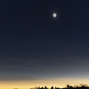 Destaque da NASA: eclipse solar em abril é a foto astronômica do dia