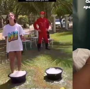 Influenciadores sofrem queimaduras durante reality show nas redes sociais