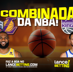 A boa da bola laranja! Aposte R$100 e ganhe mais de R$350 nas vitórias de Lakers e Warriors