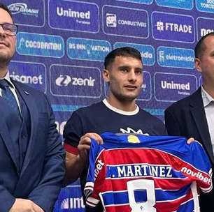 Martínez é apresentado oficialmente e revela bastidores de sua chegada ao Fortaleza: "Clube diferente"