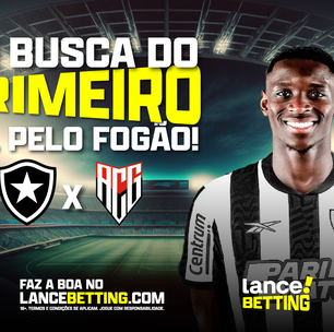 Em busca do gol! Aposte R$30 e fature R$130 se Luiz Henrique marcar sobre o Atlético-GO seu primeiro gol pelo Botafogo