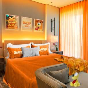 Hotel na Barra da Tijuca tematiza quartos com "Garfield - Fora de Casa"