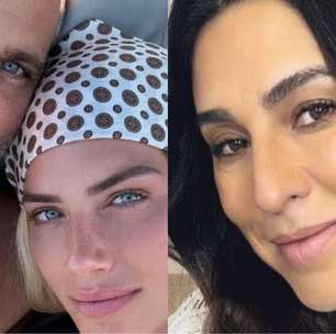 Bruno Gagliasso e Giovanna Ewbank deixam climão de lado e reagem ao nascimento da filha de Fernanda Paes Leme