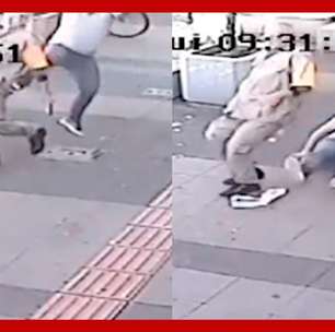 Homem agride guarda de trânsito com 'voadora' após receber multa de R$ 195 em MS