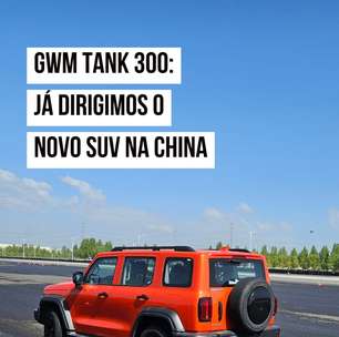 Tank 300, o menor SUV off-road da GWM, na pista de testes da China