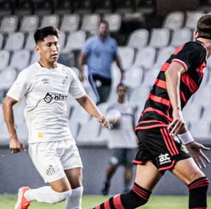 Com Miguelito e Enzo Monteiro, Santos é derrotado pelo Flamengo no Brasileiro Sub-20