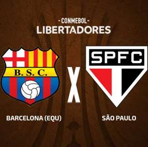 Barcelona-EQU x São Paulo, AO VIVO, com a Voz do Esporte, às 19h30