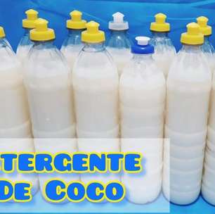 Detergente de coco caseiro e milagroso para te ajudar nas louças depois do almoço do dia das mães