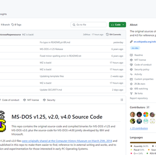 MS-DOS 4.0 agora é open source e tem código liberado no GitHub