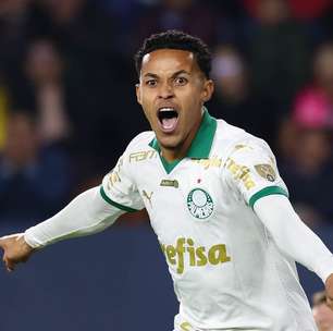 Lázaro celebra primeiro gol com a camisa do Palmeiras: 'Primeiro de muitos!'