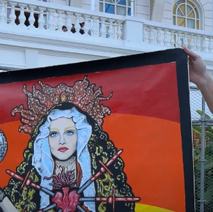 Fã de Madonna se inspira na Rainha do Pop para criar pinturas: 'Ela abriu a porta'