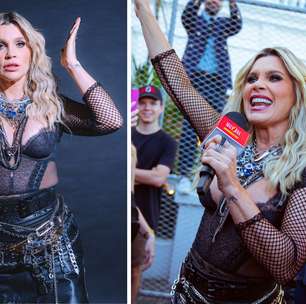 Flávia Alessandra comanda Lip Sync de Madonna em Copacabana