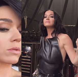 Katy Perry mostra o resultado de seu novo look