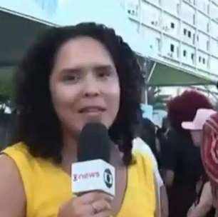 Repórter da Globo é 'atacada' por cachorro ao vivo em Copacabana