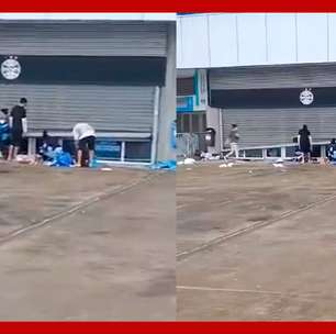 Arena do Grêmio é saqueada após ser evacuada por enchente em Porto Alegre