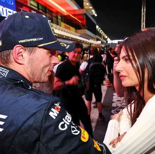 F1: Namorada de Verstappen quase registra toque de Perez na largada