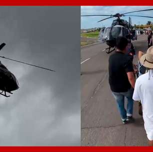 Helicóptero de Neymar é usado em resgate de vítimas no Rio Grande do Sul