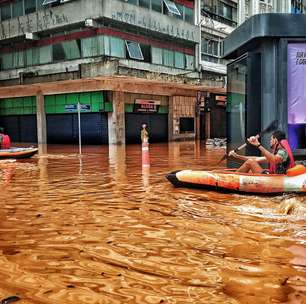 'Rastro de destruição': veja antes e depois dos lugares destruídos pelas enchentes em Porto Alegre um ano depois