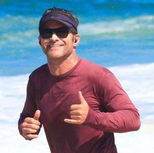 Nem Maurício Mattar, nem Luigi Baricelli: reconhece o galã da Globo da década de 90 flagrado em corrida na praia no Rio?