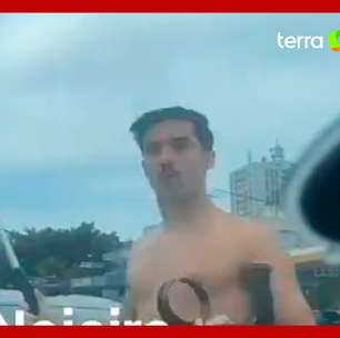 Motorista de aplicativo leva golpes de muleta em briga de trânsito no RJ