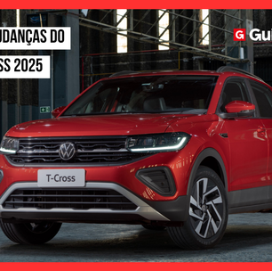 Volkswagen T-Cross 2025: veja todas as novidades, versões e preços