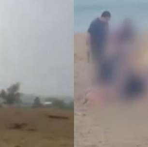 Três crianças são atingidas por um raio em praia de Porto Rico; assista