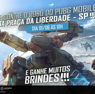 Robô gigante invade bairro da Liberdade, em São Paulo, neste sábado