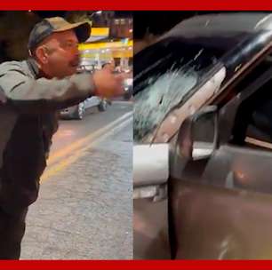 Policial embriagado atropela motociclista e mostra distintivo em discussão no RJ: 'Quer porrada?'