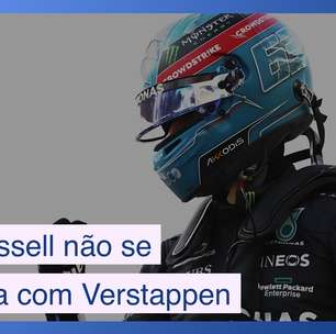 George Russell não se intimida com Verstappen: 'Corri contra o maior'