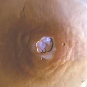 Cientistas descobrem vulcões gelados em Marte