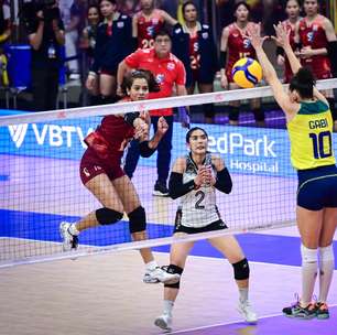 Brasil domina a Tailândia e encara o Japão na semifinal da VNL