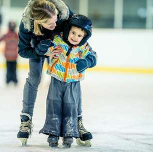 Patinação no gelo: diversão e esporte para as férias escolares, na Zona Sul de SP
