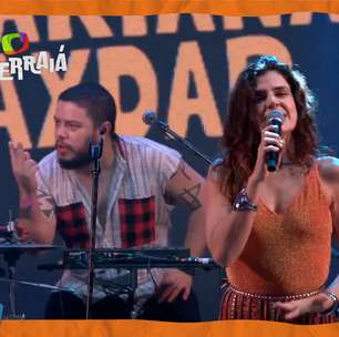 Mariana Aydar canta sucesso sertanejo no Terraiá