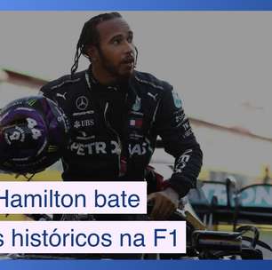 Lewis Hamilton bate recordes históricos na Fórmula 1