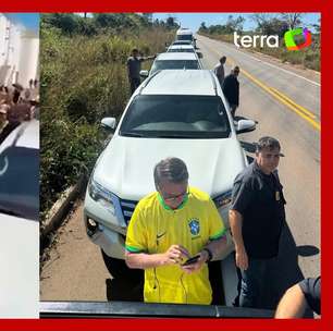 Bolsonaro fica retido em rodovia após manifestantes contrários à sua presença bloquearem via no Pará