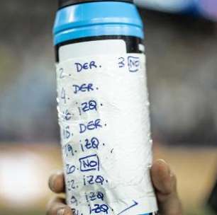 Goleiro do Uruguai usa "cola" na garrafa em disputa de pênaltis contra o Brasil