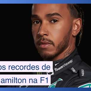 Lewis Hamilton não cansa de bater recordes em sua carreira