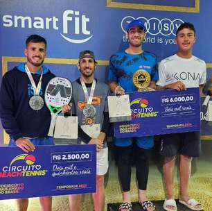 Surpresas marcam a 11ª etapa do Circuito Beach Tennis em Ubatuba