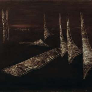 Pinturas de Oscar Niemeyer estão em cartaz na capital paulista