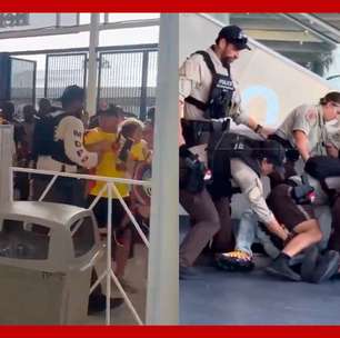 Pessoas pisoteadas e truculência: vídeos mostram a confusão na final da Copa América