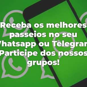 Passeio com desconto e sem perrengue? Participe dos nossos grupos no Whatsapp ou Telegram!