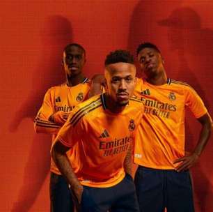 Real Madrid divulga segundo uniforme laranja para a temporada 2024/25