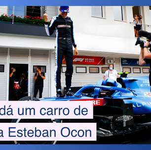 Alpine dá um carro de F1 para o piloto francês Esteban Ocon