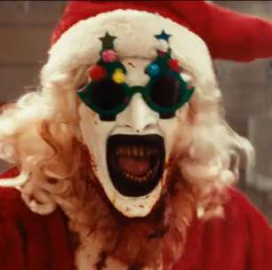 Palhaço assassino vira Papai Noel no teaser do terror 'Terrifier 3'