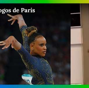 Rebeca Andrade posta vídeo de salto inédito com tripla pirueta