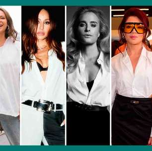 De Rafa Justus a Angélica: 6 looks curingas com CAMISA BRANCA