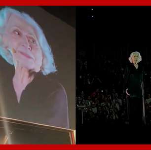 Fernanda Montenegro se emociona com público de 15 mil pessoas em espetáculo no Ibirapuera, em SP