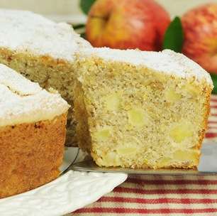 Receita de bolo de maçã com casca para aproveitar a fruta toda