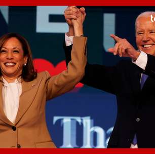 Biden 'passa o bastão' a Kamala Harris na convenção democrata