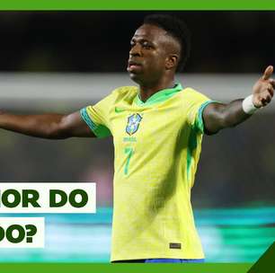 Vini Jr. não consegue brilhar na Seleção